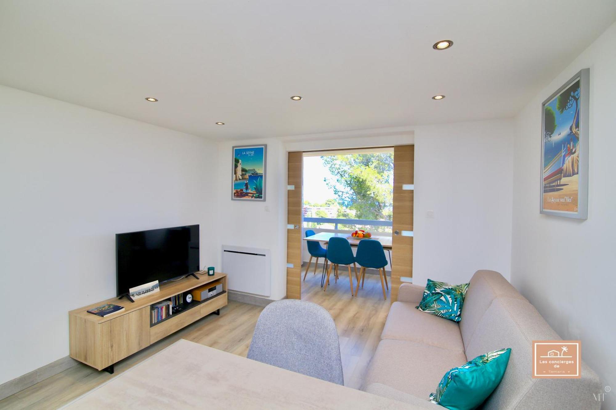 Super logement, 2 chambres, vue mer et piscine La Seyne-sur-Mer Extérieur photo