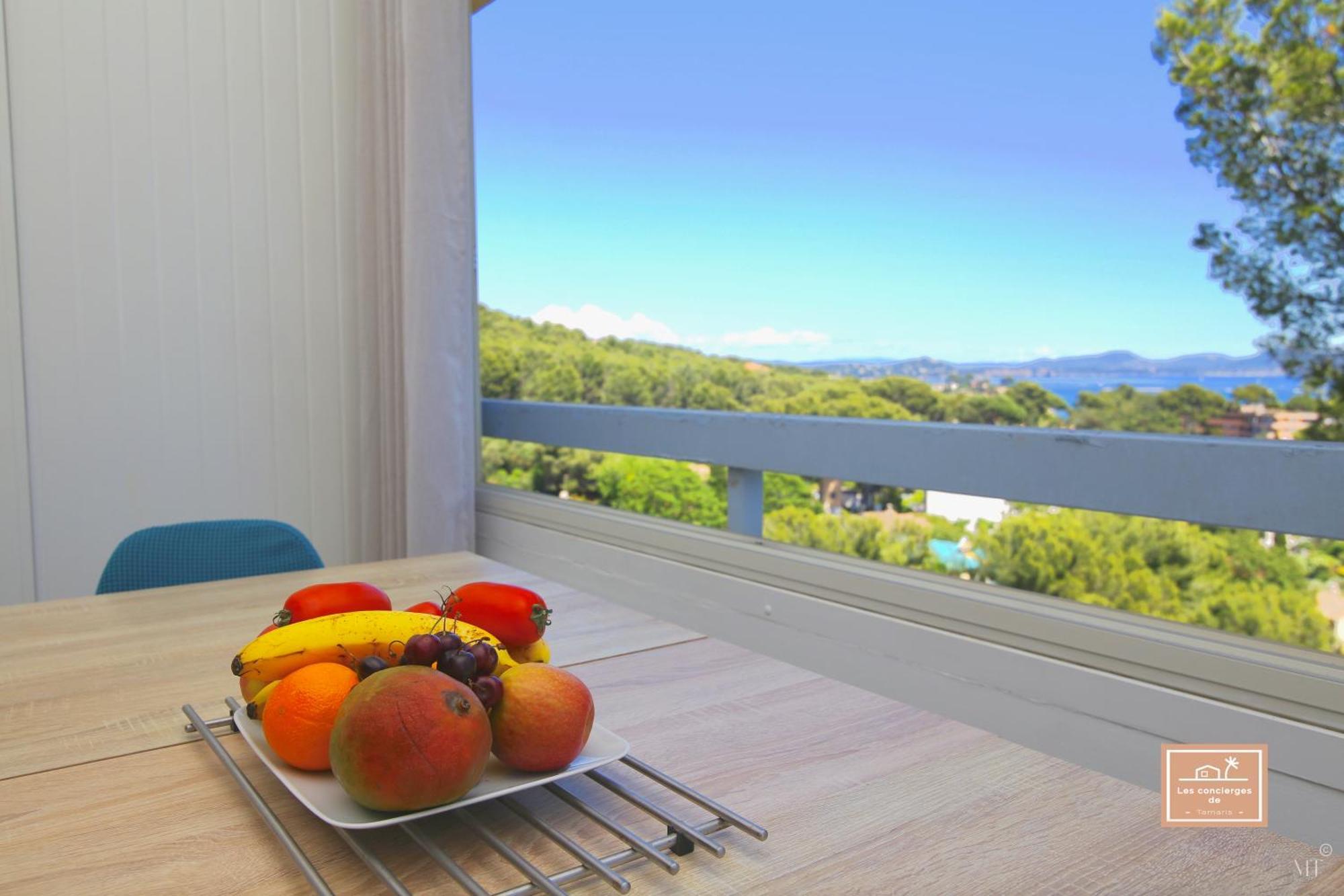 Super logement, 2 chambres, vue mer et piscine La Seyne-sur-Mer Extérieur photo